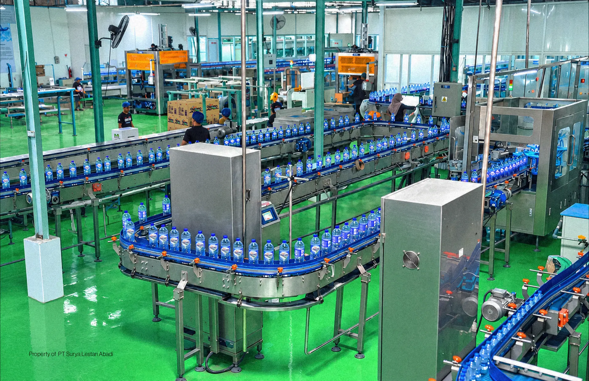 Konveyor jalur produksi